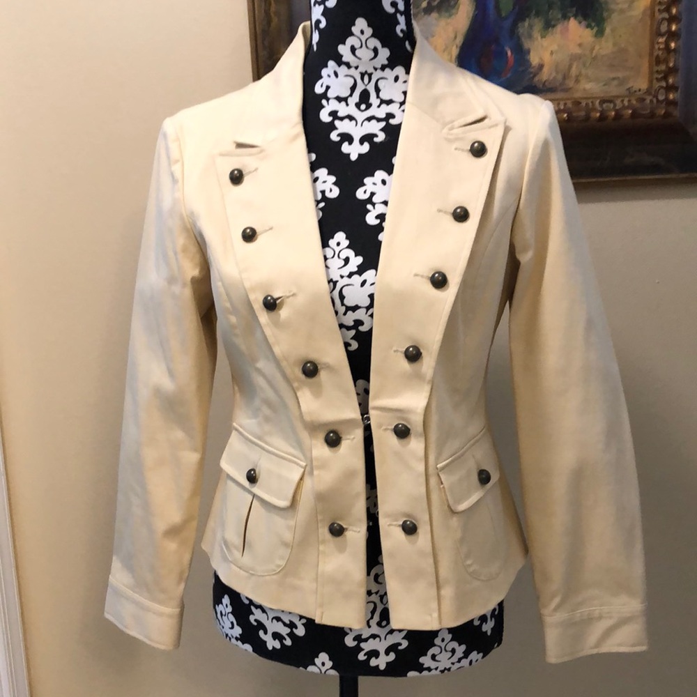 💛CPW Stunning military long sleeved soft cotton denim denim jacket